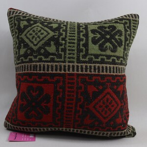 livingroom decor kilim pillow turkish throw pillow home decor holiday decor vintage pillow sofa kilim pillow 18x18 pillow cover no 1529