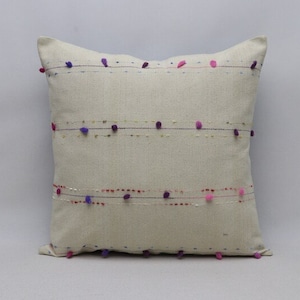 Turkish kilim pillow cover, Home decor anatolian pillow, Boho pillow, Decorative pillow, Natural pillow, 18x18 kilim pillow cover
