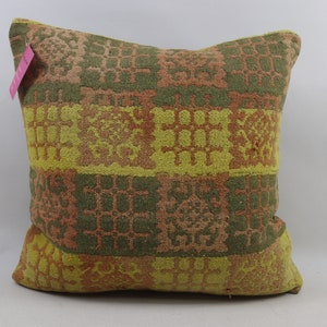 kelim kissen boho pillow cover turkish pillow home decor pillow ethnic kilim pillow decorative pillow cover 20x20 kilim pillow cover no 1493