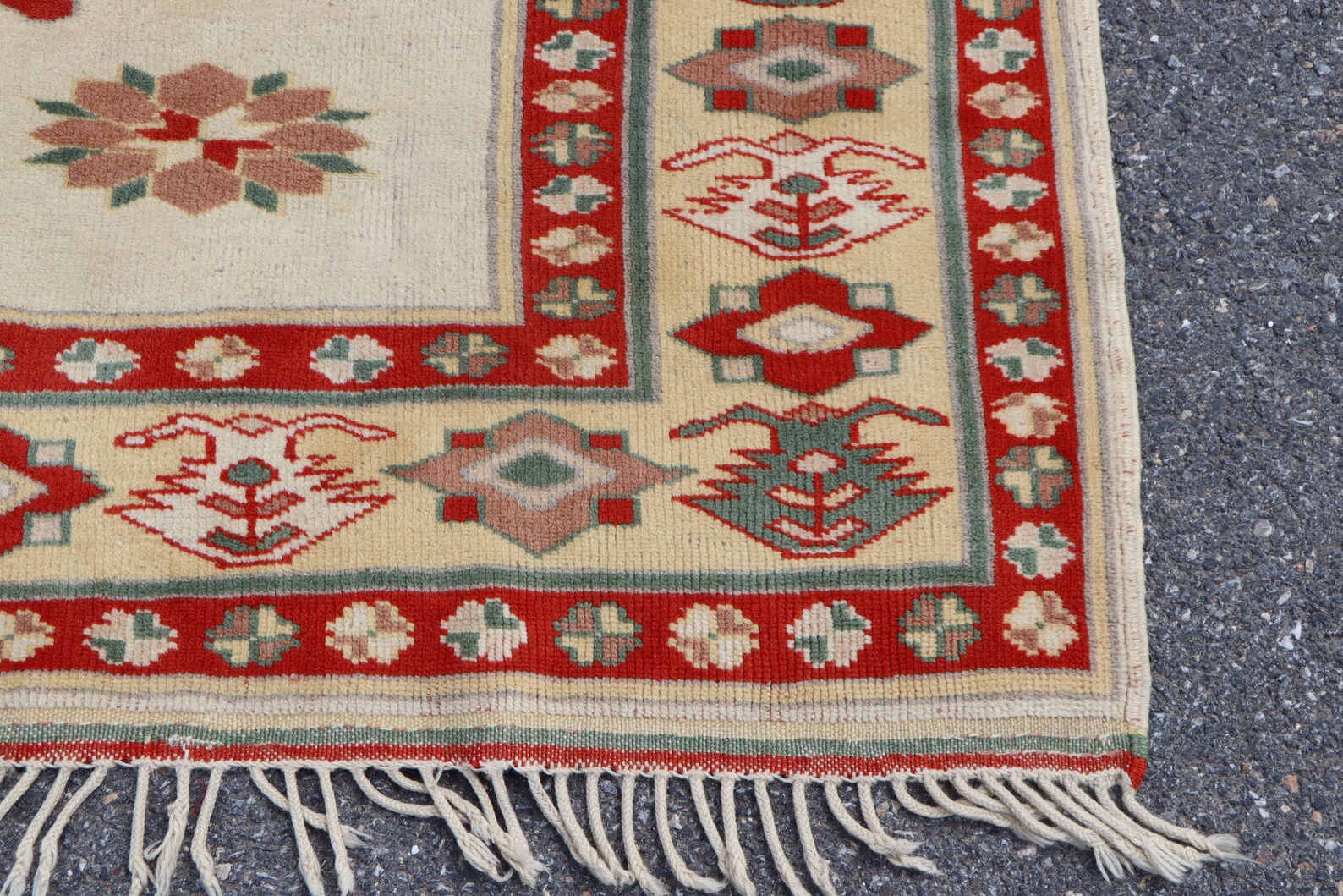 Turkish Area Rug Vintage Red Rug Handmade Small Rug Etsy
