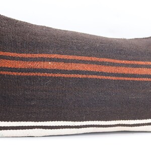 turkish kilim pillow home decor kilim pillow handwoven kilim pillow livingroom kilim pillow lumbar kilim pillow 12x24 pillow cover code 722