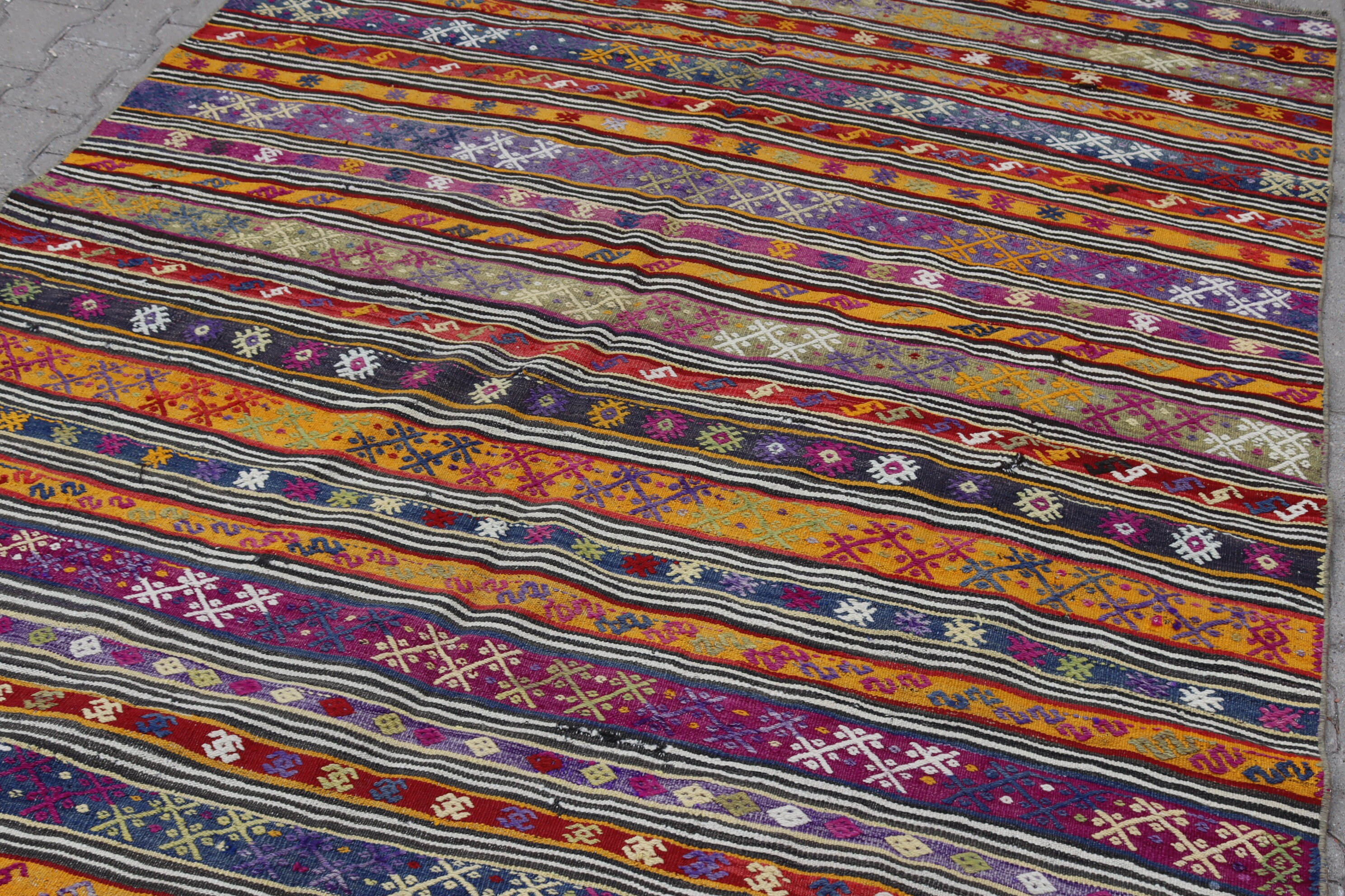 Türkischer Kelim Teppich Schlafzimmer Teppich Nomaden | Etsy