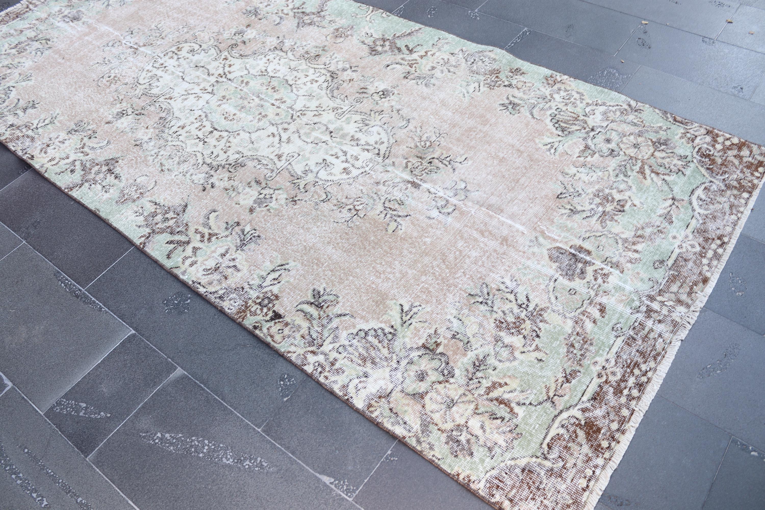 トルコ製ランナーラグ、ヴィンテージラグ、廊下装飾ラグ、ボヘミアン