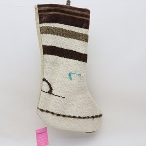 decorative kilim christmas stocking 11x18 christmas stocking fireplace decor decorative santa cruz socks ethnic decor christmas gift No 553