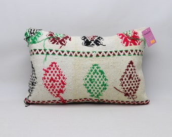 boho kilim pillow bohemian kilim pillow coastal kilim pillow nomadic kilim pillow lumbar boho pillow 16x24 inches pillow cover no 2046