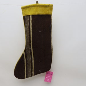 decorative kilim christmas stocking 11x18 christmas stocking fireplace decor decorative santa cruz socks ethnic decor christmas gift No 1353