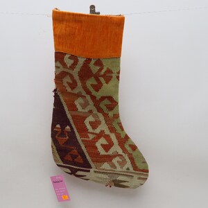 decorative kilim socks ethnic christmas ornament socks christmas stocking 11x18 santa claus christmas gift fireplace wall decor idea No 937