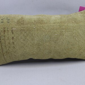 Federa per cuscino tappeto turco, cuscino fatto a mano, cuscino anatolico, cuscino arredamento per la casa, cuscino tappeto Boho, copertura cuscino 8x16 pollici, No 1159