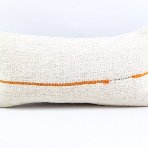 handmade wool kilim pillow cover rustic decor pillow boho decor pillow corner pillow turkish pillow 10x20 lumbar kilim pillow cover no 2456