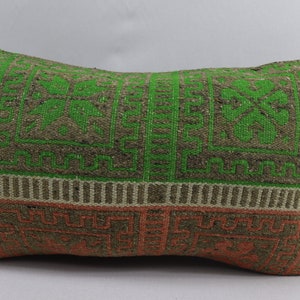 sofa lumbar kilim pillow cover turkish pillow home decor pillow decorative kilim pillow natural pillow 12x20 inches pillow cover no 1674