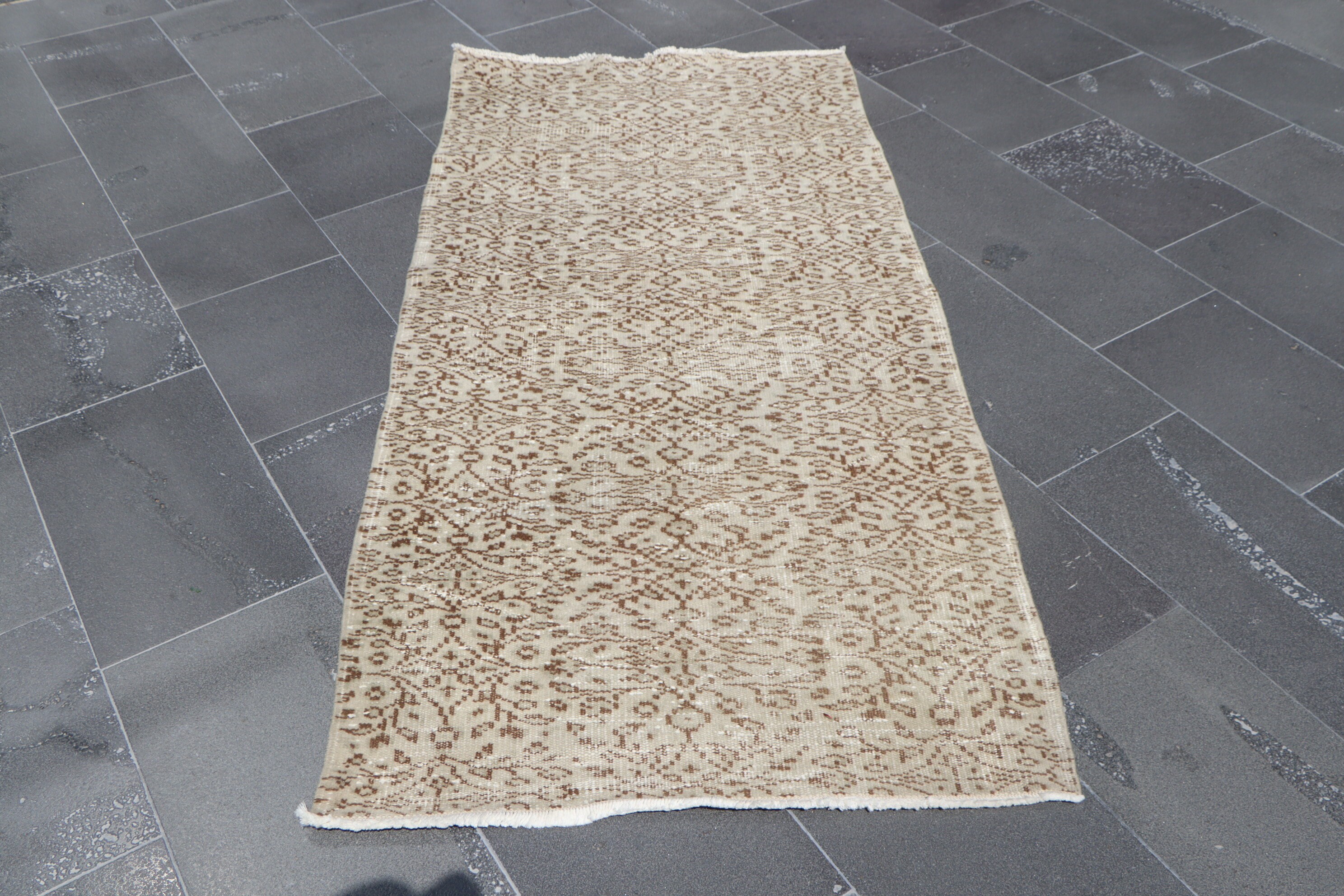 トルコ絨毯、ヴィンテージ絨毯、小さなウール絨毯、手織りアンティーク