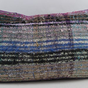 dekoracja ławki kilim poszewka na poduszkę poduszka lędźwiowa poduszka z wełny organicznej boho dekoracyjna poduszka rzuć turecka poduszka kilim 16x24 poszewka na poduszkę kod 1322