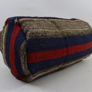 turco rafforzare copertura del cuscino kilim decorazioni per la casa cuscino tessuto a mano cuscino kilim di lana cuscino kilim anatolico 8x16 pollici copertura del cuscino kilim no 206