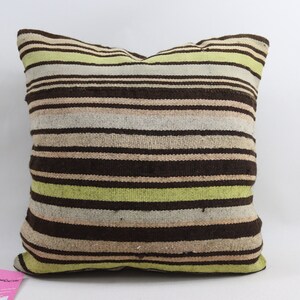 livingroom decor kilim pillow turkish throw pillow home decor holiday decor vintage pillow sofa kilim pillow 18x18 pillow cover no 1630
