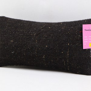 cuscino di lana fatto a mano fodera per cuscino kilim decorativo cuscino rustico cuscino turco cuscino lombare kilim 8x16 pollici fodera per cuscino n. 960