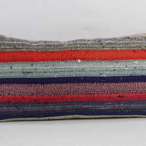 kelim kissen coastal kilim pillow handcraft turkish kilim pillow throw kilim pillow sofa pillow home decor pillow 12x24 pillow cover no 1913