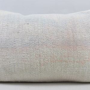 beige kilim pillow cover rustic sofa pillow handmade wool kilim pillow boho decor pillow turkish kilim pillow 16x24 pillow cover code 1271