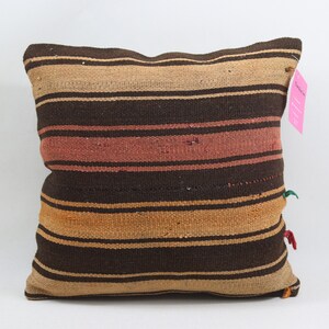 vintage kilim pillow decorative kilim pillow bohemian kilim pillow sofa decor pillow sofa pillow 16 x 16 inch kilim pillow cover no 3599