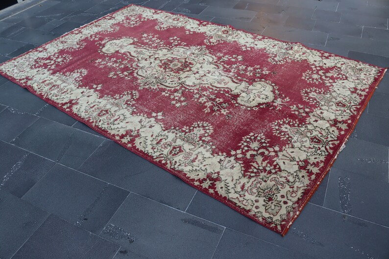 Turkish Rug,nomadic Area Rug, Vintage Rug, Large Rug, Handknotted Rug