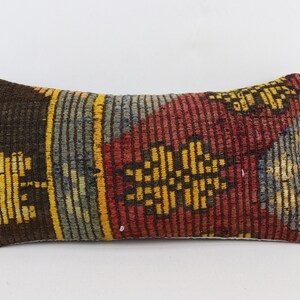 tribal kilim pillow cover antique pillow home decor pillow decorative pillow turkish pillow ethnic pillow 10x20 inches pillow cover no 1894
