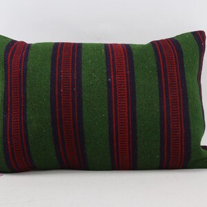 lumbar kilim pillow cover nomadic pillow bench decor pillow nursery pillow throw pillow natural sofa pillow 16x24 pillow cover code 1211