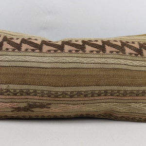 home decor pillow farmhouse decor pillow bohemian kilim pillow oriental decor kilim pillow floor pillow 12x24  inch kilim pillow cover 1412