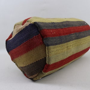 cuscino kilim decorativo rafforzare il cuscino cuscino kilim di lana fatto a mano cuscino fatto a mano cuscino di lana naturale 8x16 copertura del cuscino kilim codice n. 167