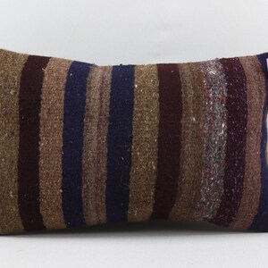 gift pillow kilim pillow lumbar pillow home decor pillow handmade pillow rustic decor sofa kilim pillow 12x20 inches pillow cover no 2188