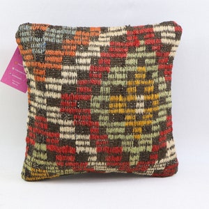 copertura del cuscino kilim turco boho decor pillow cecim cuscino decorazioni per la casa cuscino cuscino in lana naturale 12 x 12 pollici copertura del cuscino kilim no 360