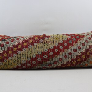 cecim kilim pillow cover authentic pillow natural wool pillow home decor pillow sofa lumbar pillow 12x36 inches kilim pillow cover no 1139