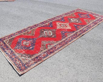 モダンなトルコ絨毯、ウシャク絨毯、ヴィンテージ絨毯、手作りウール