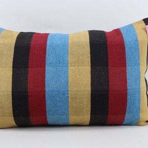 euro sham pillow kilim pillow cover lumbar pillow home decor pillow turkish throw pillow decorative sofa pillow 16x24 pillow cover code 1200
