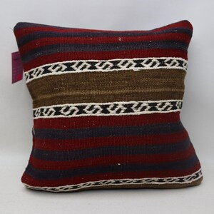 turkish throw pillow cover antique pillow home decor pillow kilim pillow ethnic decor pillow sofa pillow 18x18 inches pillow cover no 2080