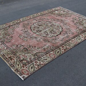 FREE SHIPPING 5.5 x 9.1 ft turkish rug,wool rug, oriental  rug,vintage rug, area rug, bedroom rug , anatolian rug ,bohemian rug TR0414