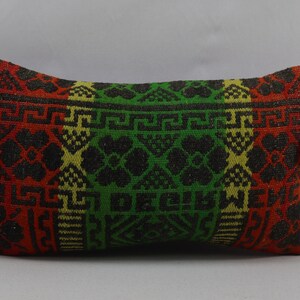 living room decor kilim pillow home decor pillow couch pillow anatolian pillow turkish decorative pillow 12x20 inches pillow cover no 1866