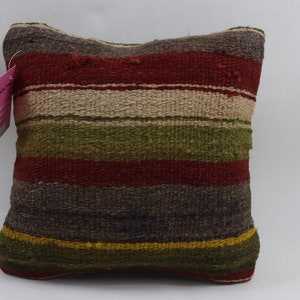 boho kilim cuscino tribale cuscino fatto a mano vintage copertura del cuscino a righe cuscino kilim divano cuscino 12 x 12 pollici copertura del cuscino kilim no 150
