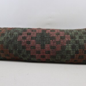 turkish kilim pillow cover ethnic decor pillow anatolian pillow handmade pillow home decor pillow 12x36 kilim inches pillow cover no 1027