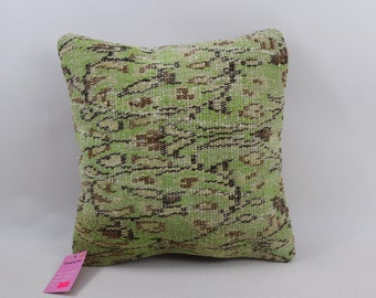 nomadic boho pillow home decor pillow turkish kilim pillow coastal kilim pillow decorative pillow 16 x 16 inch kilim pillow cover no 2495