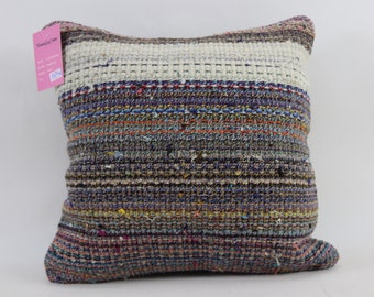 home decor pillow coastal kilim pillow bohemian kilim pillow ethnic decor kilim pillow couch pillow 16 x 16 inch kilim pillow cover no 2934