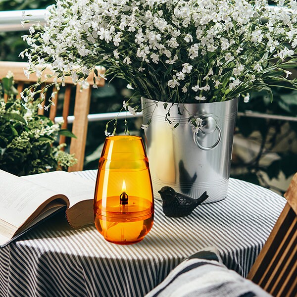 Bougie Jaune avec Sa Recharge 125H , Écologique et Réutilisable à Vie