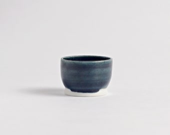 Porcelain miniature bowl for ikebana decor Dollhouse handmade mini pottery vase Small porcelain bowl