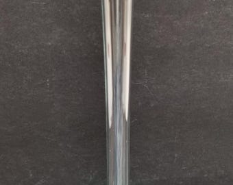 Vintage Tall Hand Blown Aqua Blue/Turquoise Soliflore/Bud Vase.