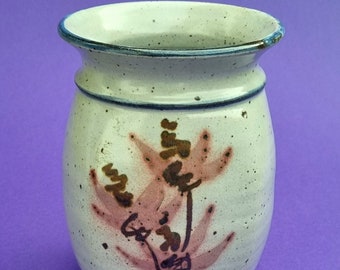 A Rare and Charming Vintage Michael Buckland Green Dene Studio Pottery Grey Glazed 15.5cm Vase.