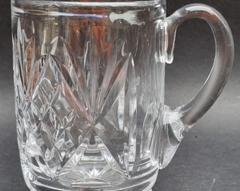 Royal Doulton Vintage "Prince Regent" 275ml Crystal Tankard. Stamped on the base.
