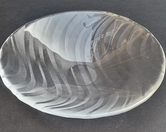 1980S Vintage Danish Holmegaard Glass Dish/Bowl - Decorative & Collectible.