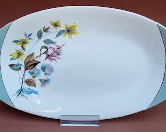 Vintage Pountney & Co. Bristol "Lilybell" Oblong/Oval Plate