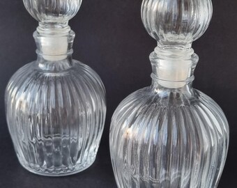 Vintage Cut Glass 200ml Bottle/Decanter with Original Stopper.