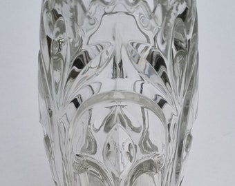 Vintage 1950s Czech Glass Vase - Rudolf Schrotter 'Sigurd' 20200 Rudolfova Hut - Mid Century Decor.