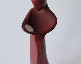 Whispers Christmas Wishes Figurine Resin Modernist Abstract Snowflake Figure 01004.