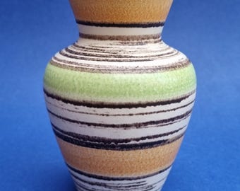 Jasba Keramik Mid Century Hand-Painted Vase (131/12) - West Germany.